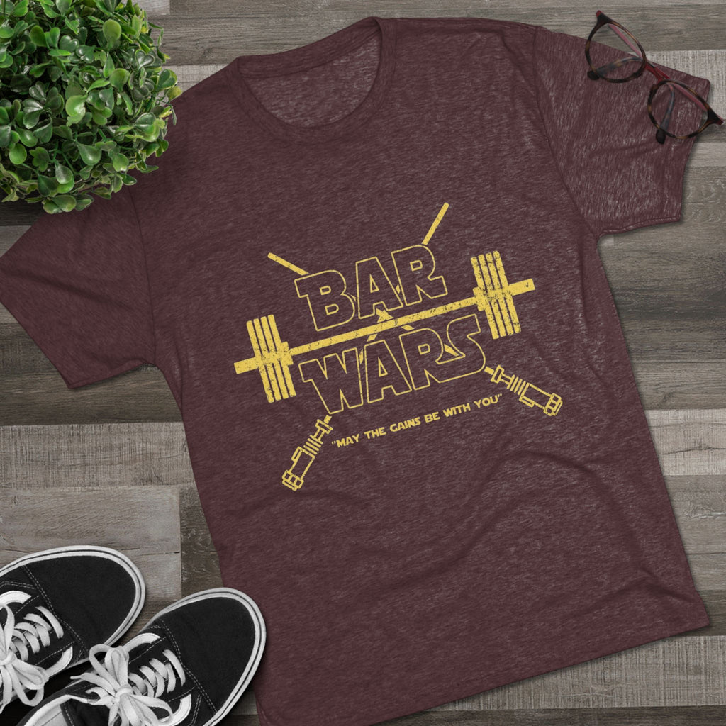 Bar Wars Vintage Tee — Retro Graphic Crew Shirt