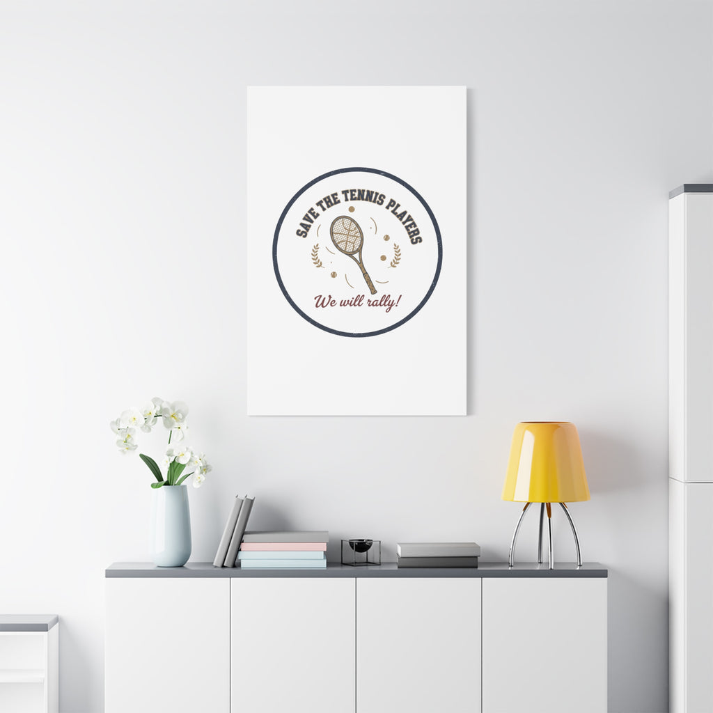 Save the Tennis Players Canvas | Tennis vs Pickleball Meme, Racquet Sport Humor