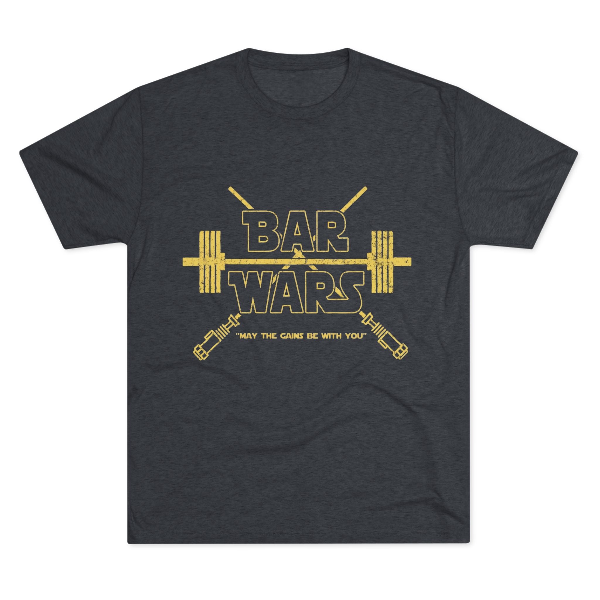 Bar Wars Vintage Tee — Retro Graphic Crew Shirt
