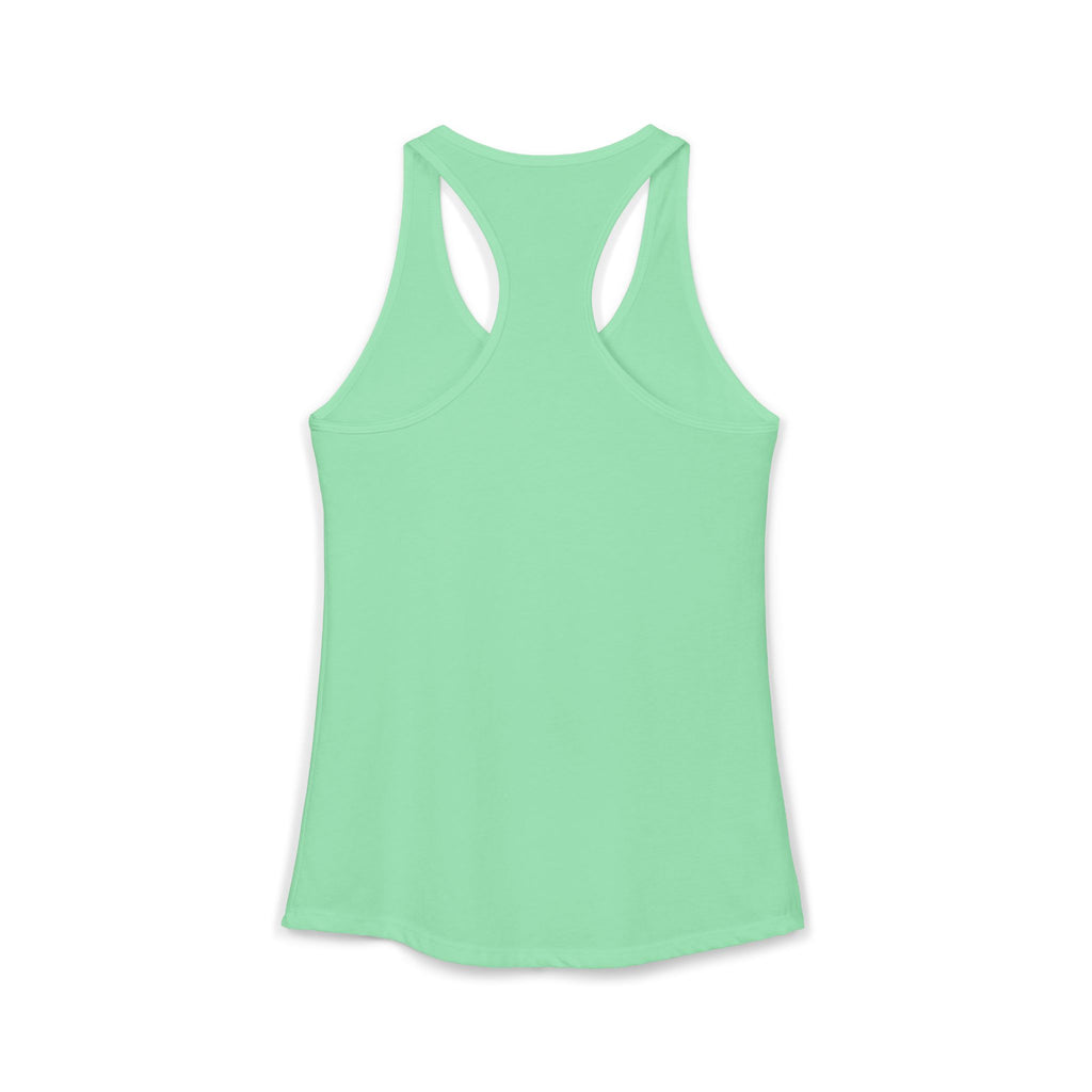 Women’s Racerback Tank – “Today I’m a Serious Goose” Funny Weightlifting Goose Workout Top
