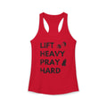 Lift Heavy Pray Hard Women’s Racerback Tank