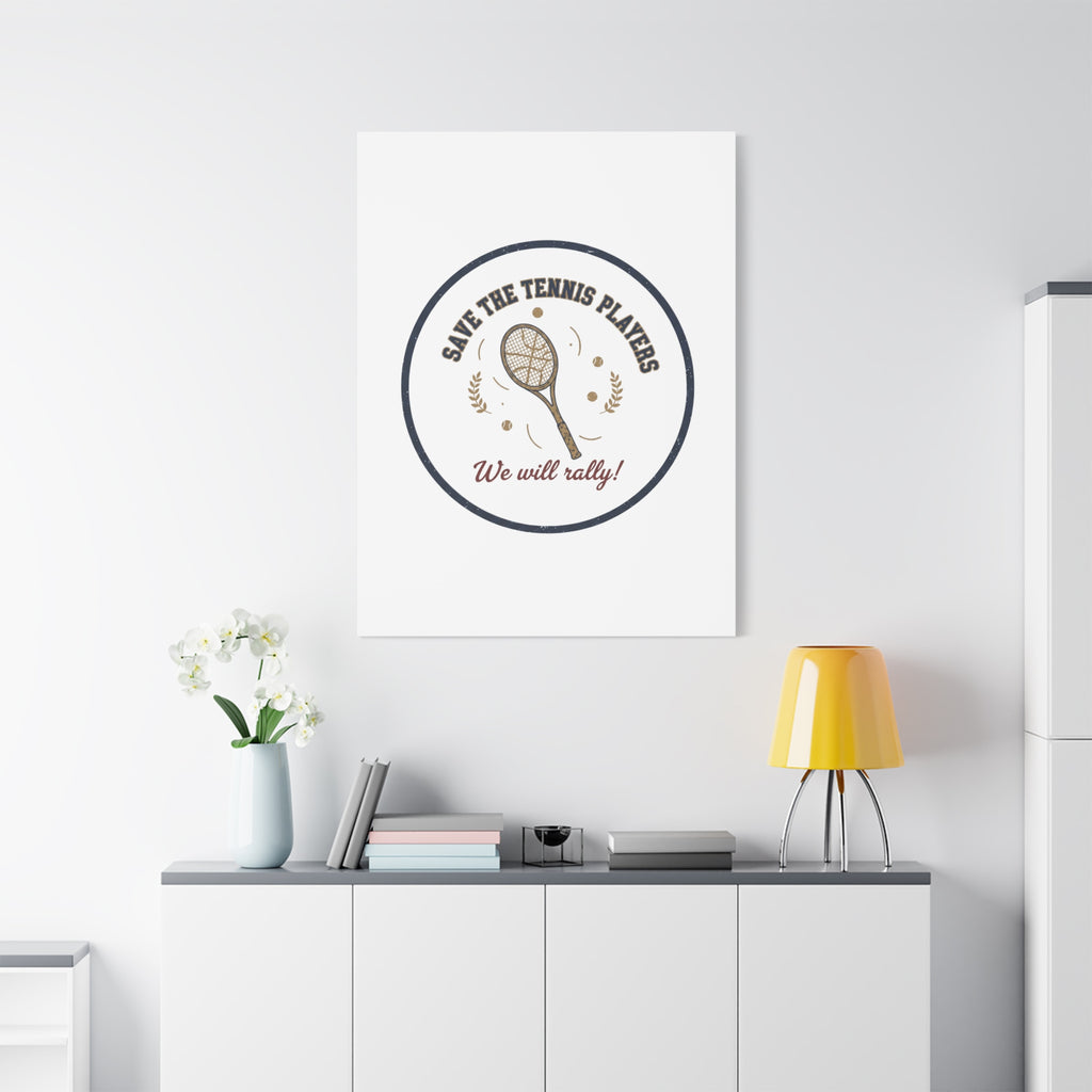 Save the Tennis Players Canvas | Tennis vs Pickleball Meme, Racquet Sport Humor